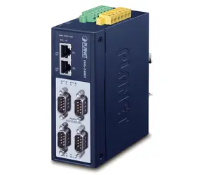 Planet MODBUS brána RS-232/422/485-IP / Průmyslová brána / 4x COM / 100Base-TX / IP40
