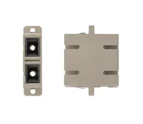 XtendLan SC-SC duplexní adaptér šedý / Optický adaptér / Multimode / do rozváděčů