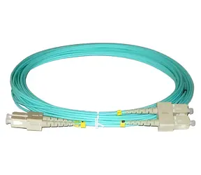 XtendLan FO patch SC-SC / Optický patch kabel / 5 m / 50/125 OM3 / Duplex / LS0H