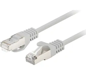 Lanberg CAT6 FTP 1 m šedá / Patch kabel / RJ45-RJ45 / Fluke Passed / 10 ks