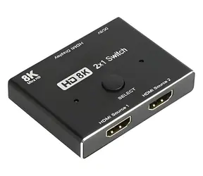 Good Connections HDMI 2.1 Switch 2:1 černá / HDMI přepínač / 8K 30Hz / HDCP 2.3