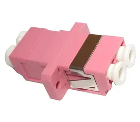 XtendLan LC-LC duplex adaptér OM4 fialová / Optický adaptér / Multimode / Duplex / Do optických rozvaděčů