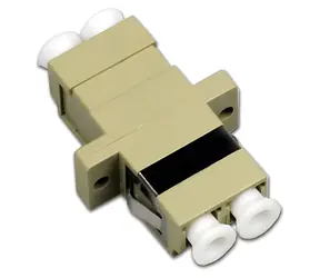 XtendLan LC-LC duplex adaptér MM šedý / Optický adaptér / Multimode / Pro optické rozvaděče