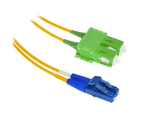 XtendLan FO patch LC-SC/APC / Optický patch kabel / 1 m / 9/125 Singlemode / Duplex / G.657.A1 / LS0H