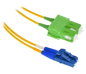XtendLan FO patch LC-SC/APC / Optický patch kabel / 5 m / 9/125 duplex / G.657.A1 ultraflexibilní / LS0H