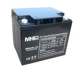 MHPower MS40-12 / Olověný akumulátor / VRLA AGM / 12V / 40Ah