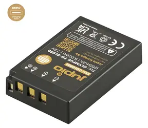 Jupio BLS-5/BLS-50 ULTRA C černá / Baterie / 1250 mAh / USB-C nabíjení / pro Olympus, OM System