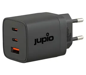 Jupio Triple GaN Charger 65W / Nabíjecí adaptér / GaN / 2x USB-C + USB-A