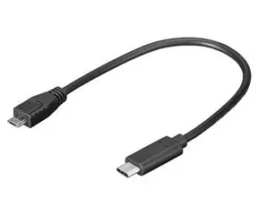 PremiumCord adaptér USB-C - microUSB 2.0 / Adaptér / 0,2 m