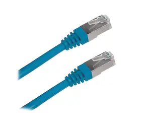 XtendLan Patch kabel Cat5e FTP 0,5m modrý / Patch kabel / RJ45-RJ45