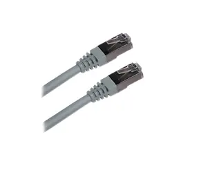XtendLan SFTP CAT6A 5m šedá / Patch kabel / RJ45-RJ45 / LSFRZH
