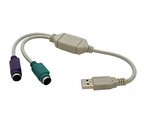 OEM Redukce USB na 2x PS/2 / Redukce / pro klávesnici a myš