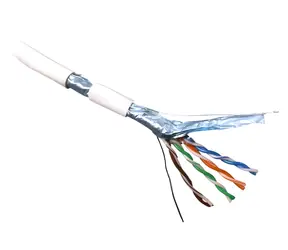 DATACOM FTP drát CAT5E 305m bílý / Síťový kabel / PVC, Eca / Drát / Box