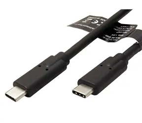 Roline USB-C - USB-C kabel 50 cm černá / Kabel / USB 3.2 Gen 2x2 / PD 100W / 20 Gbps