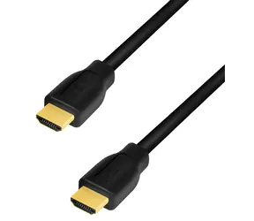 LogiLink černá / HDMI kabel / HDMI 2.0 / 4K/60Hz / pozlacené konektory / 5 m