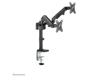 Neomounts TIS DS70-750BL2 černá / Stolní držák pro 2 monitory / 17-27" / VESA 75x75-100x100 / nosnost 7kg