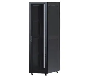 XtendLan Rozvaděč 47U černá / Stojanový rozvaděč / 19" / 800x1000 mm / perforované dveře a záda / nosnost 2400 kg