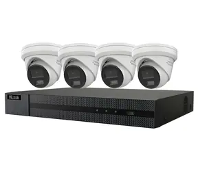 HiLook KIT Turret 2TB / Kamerový set / Smart Hybrid Light / 1x NVR-108MH-C/8P / 4x IPC-T280HA-LUF 8Mpix
