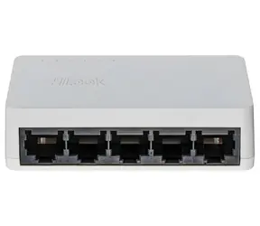 HiLook NS-0505D / Switch / 5 portů / 10/100/1000 Mbps / RJ45 / Plast