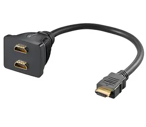 OEM Redukce HDMI A(M) - 2x HDMI A(F) / Redukce
