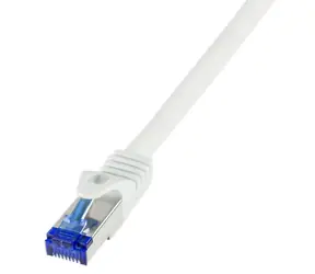LogiLink Ultraflex bílá / Patch kabel / Cat.6a / S/FTP / 50 m / bez halogenu