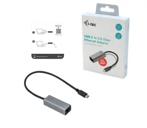 i-tec USB-C Metal / Ethernet adaptér / 2,5 Gbps / RJ-45 / USB-C