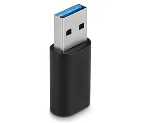 Lindy USB-A - USB-C černá / Adaptér / USB 3.2