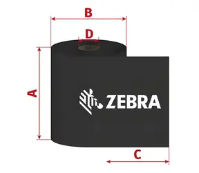Zebra TTR páska 156mm / TTR páska / Resin / 156mm / 450m / D25/OUT