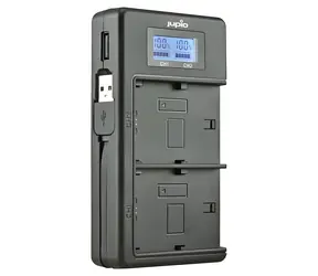 Jupio Duo Charger LCD pro Sony / Nabíječka / NP-FM50, NP-F550/F750/F970 / LCD displej