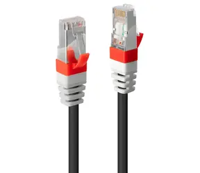 Lindy Cat6a S/FTP černá / Patch kabel / RJ45-RJ45 / PIMF / 5 m / 10 Gbit/s
