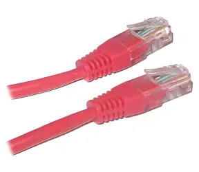 XtendLan Patch kabel Cat5e UTP 2m červený / Patch kabel / RJ45-RJ45