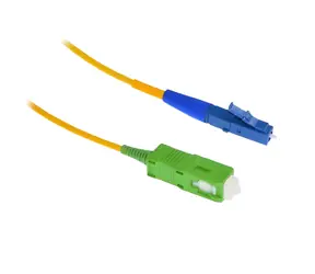 XtendLan FO patch LC-SC/APC 0,5 m / Optický patch kabel / Simplex / 9/125 / G.657.A1 ultraflexibilní / LS0H, 2 mm