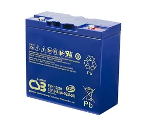 CSB 6-DZM-20 (EVH12240) / Olověný akumulátor / VRLA AGM / 12V/24Ah