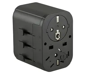 JUPIO cestovní adaptér univerzální / Cestovní adaptér / 2x USB-A + 1x USB-C / 15,5 W