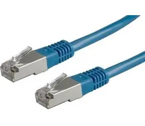 DATACOM Patch kabel S/FTP Cat6 modrý, 0,5 m / Patch kabel / RJ45-RJ45