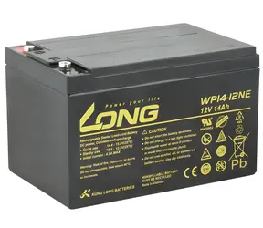Long WP14-12NE / Olověný akumulátor / 12V / 14Ah / AGM DeepCycle / konektor M5