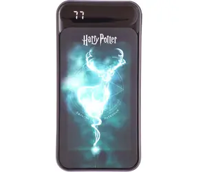 Lazerbuilt Powerbank Harry Potter černá / Powerbanka / 10 000 mAh / Li-Pol / svítilna