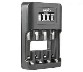 JUPIO LCD Ultra Fast Charger / Nabíječka baterií / USB / 4x AA/AAA