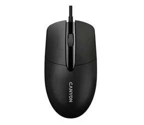 Canyon OnClick5 M-5 černá / Optická myš / 1200 DPI / 3 tlačítka / USB / 1.5 m