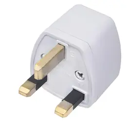 Akyga cestovní adaptér bílá / Zásuvkový adaptér / US/AU/EU / ABS
