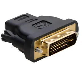 Akyga adaptér DVI-M 24+5 - HDMI-F černá / Adaptér / Duplex
