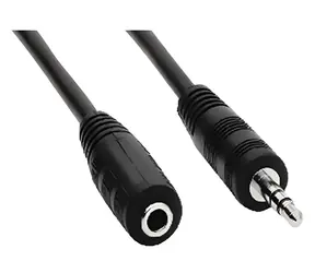 OEM Audio prodlužovací kabel Jack 3,5 mm / Audio kabel / Jack(M) - Jack(F) / 3 m