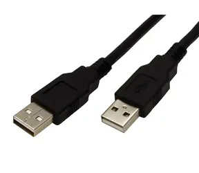 Roline Kabel USB 2.0 A(M)-A(M) 3 m černý / Kabel / propojovací