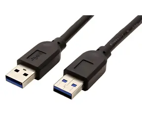 Roline USB 3.0 A(M)-A(M) černá / Kabel / Propojovací / 5Gbps / 3 m