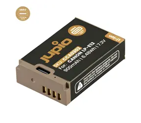 JUPIO LP-E12 Ultra C / Akumulátor pro Canon / 900 mAh / USB-C nabíjení