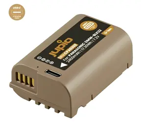 JUPIO DMW-BLK22 Ultra C / Akumulátor pro Panasonic / 2400 mAh / USB-C