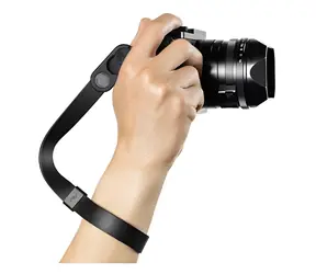 Peak Design Cuff černá / Řemínek na zápěstí / Kožený / Pro fotoaparát