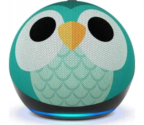 Amazon Echo Dot 5 Owl Design zelená / Chytrý domácí asistent / Asistentka Alexa / Wi-Fi / BT