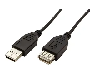 Goobay USB 2.0 prodlužovací kabel černá / Prodlužovací kabel / USB-A (M) - USB-A (F) / 60 cm
