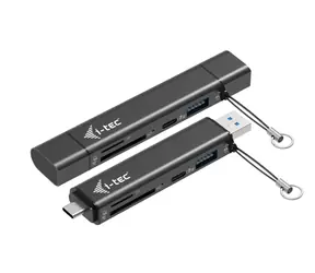 i-tec USB-C/USB-A Dongle / Hub USB / čtečka SD/microSD karet / USB 3.2 Gen 1 / 5 Gbps